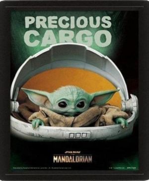 Star Wars: The Mandalorian (Precious Cargo) - Framed