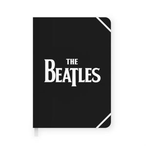A5 Notebook (Softcover) - The Beatles (Logo) Black