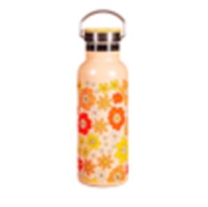70s Floral Water Bottle