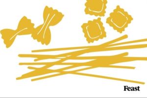 100% Cotton Guardian Tea Towel Pasta