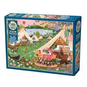 Glamping, Pussel, 500 bitar, Cobble Hill