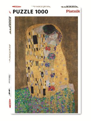 Klimt, Kyssen Metallic, Pussel, 1000 bitar, Piatnik