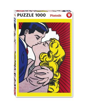Lichtenstein, Kyssen III, Pussel, 1000 bitar, Piatnik