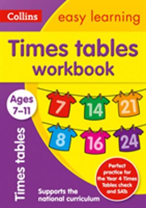 Times Tables Workbook Ages 7-11 - Ideal for Home Learning