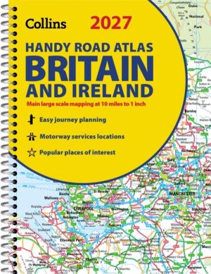 Collins Handy Road Atlas Britain and Ireland 2027 (A5 Spiral) - Clear, Easy