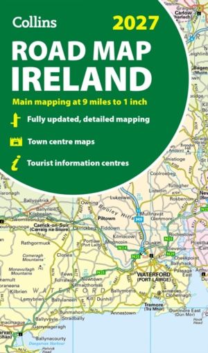 Collins Road Map of Ireland 2027 (Folded map) - Clear, Easy-to-Read Mapping