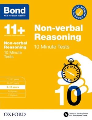 Bond 11+ Non-verbal Reasoning 10 Minute Tests for Age 9-10 | For 2026 GL As