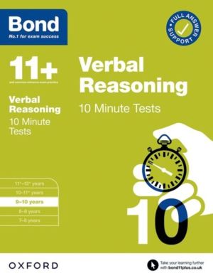 Bond 11+ Verbal Reasoning 10 Minute Tests for Age 9-10 | For 2026 GL Assess