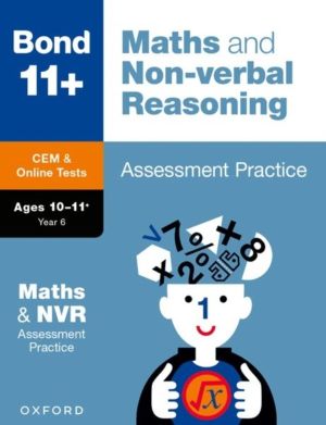 Bond 11+ CEM Maths & Non-verbal Reasoning Assessment Papers 10-11+ Years (f