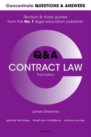 Concentrate Questions and Answers Contract Law - Law Q&A Revision and Study