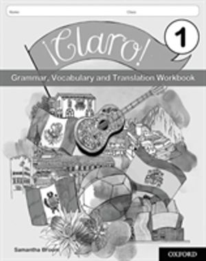 íClaro! 1 Grammar Vocabulary and Translation Workbook (Pack of 8)