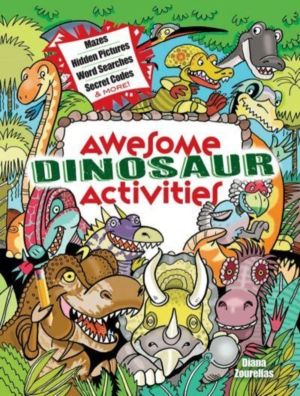 Awesome Dinosaur Activities - Mazes, Hidden Pictures, Word Searches, Secret