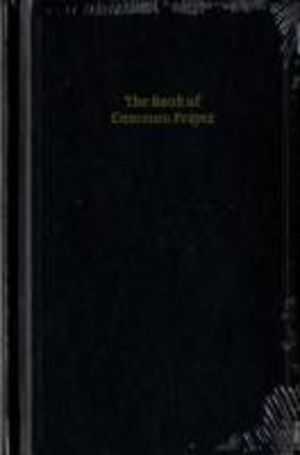 Book of Common Prayer, Standard Edition, Black, CP220 Black Imitation Leath