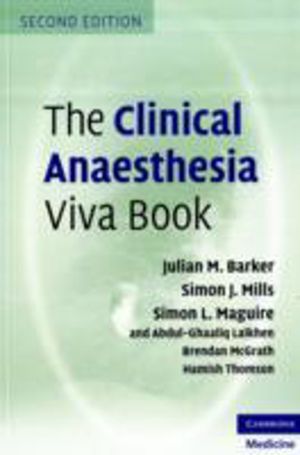 Clinical Anaesthesia Viva Book