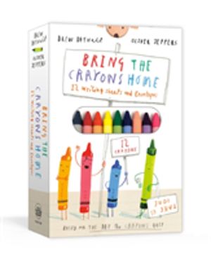 Bring the Crayons Home - A Box of Crayons, Letter-Writing Paper, and Envelo