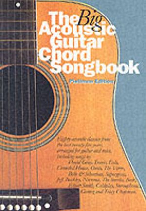 Big Acoustic Guitar Chord Songbook Platinum Ed