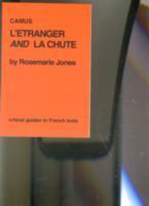 Camus - "letranger" and "la chute"