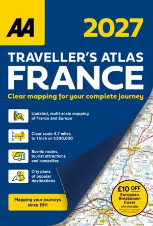 AA TravellerÔÇÖs Atlas France 2027