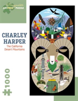 Charley Harper the California Desert Mountains 1000-Piece Jigsaw Puzzle