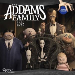 Addams Family 2025 Wall Calendar