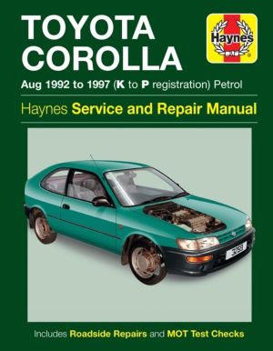 Toyota Corolla Petrol (Aug 92 - 97) Haynes Repair Manual - 92-97