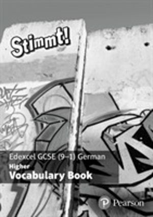 Stimmt! Edexcel GCSE German Higher Vocab Book (pack of 8)