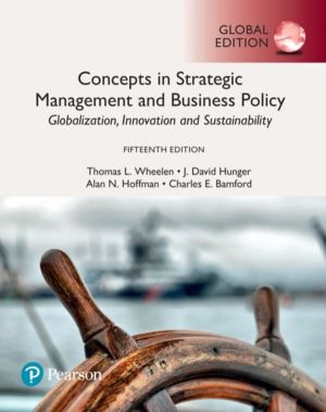 Concepts in Strategic Management and Business Policy: Globalization, Innova
