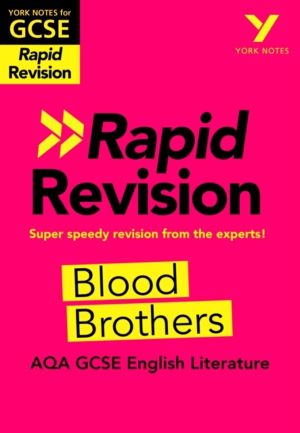 York Notes RAPID AQA GCSE (Revision Guide) Blood Brothers - for 2027, 2028