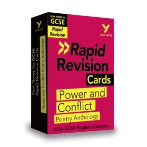York Notes RAPID AQA GCSE (Revision Cards) Power and Conflict Poetry Anthol