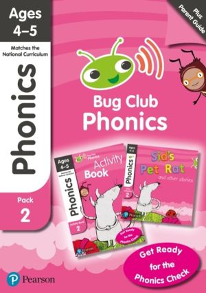 Bug Club Phonics Learn at Home Pack 2, Phonics Sets 4-6 for ages 4-5 (Six s