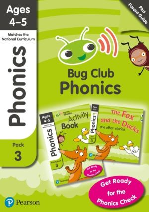 Bug Club Phonics Learn at Home Pack 3, Phonics Sets 7-9 for ages 4-5 (Six s