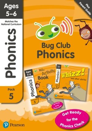 Bug Club Phonics Learn at Home Pack 5, Phonics Sets 13-26 for ages 5-6 (Six