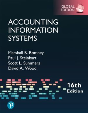 Accounting Information Systems -- Global Edition