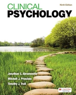 Clinical Psychology - A Scientific, Multicultural, and Life-Span Perspectiv