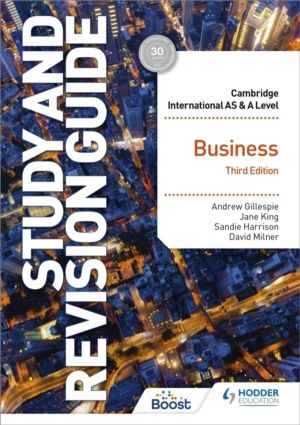 Cambridge International AS/A Level Business Study and Revision Guide Third