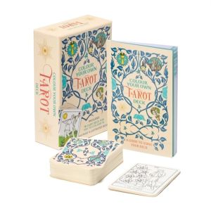 Colour Your Own Tarot Book & Card Deck - Includes 78 cards to colour in and
