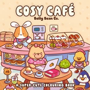 Cosy Cafe - A super-cute colouring book