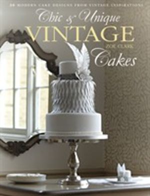 Chic & Unique Vintage Dress Cake - 30 Modern Cake Designs from Vintage Insp