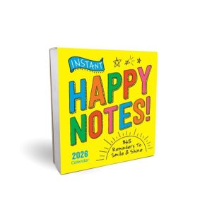 2026 Instant Happy Notes Boxed Calendar - 365 Reminders to Smile and Shine!