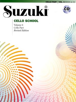 Suzuki Cello school book/cd kombo vol 6