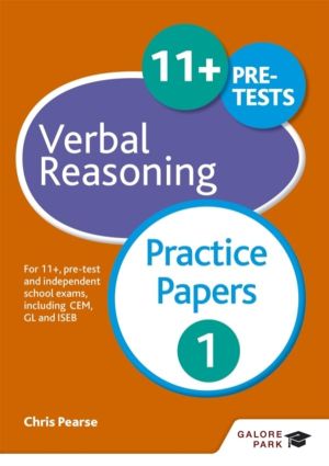 11+ Verbal Reasoning Practice Papers 1 - For 11+, pre-test and independent