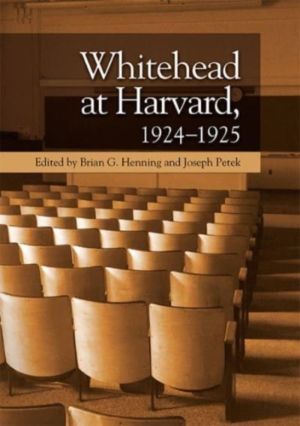 Whitehead at Harvard, 1924ÔÇô1925