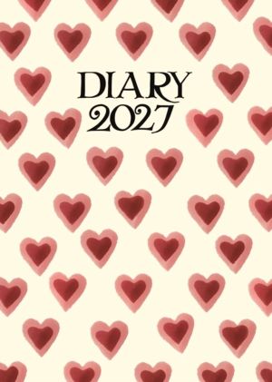 Emma Bridgewater, Double Hearts A6 Diary