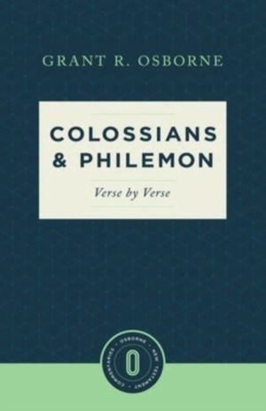 Colossians & Philemon Verse by Verse