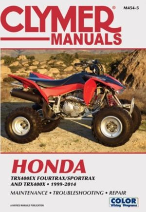Clymer Honda TRX400Ex Fourtrax/Sportrax - 99-14