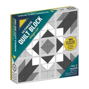 Ultimate Quilt Block Design Set - Mix & Match 180 Corner, Side & Center Uni