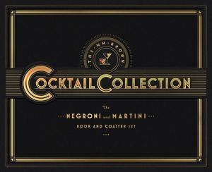 Wm Brown Cocktail Collection: The Negroni and The Martini - Book and Coaste