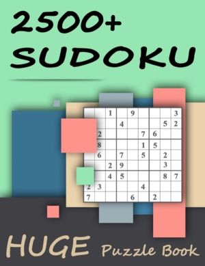 2500+ Sudoku - Huge Puzzle Book - Mega Jumbo Giant Book of Sudoku Puzzles -