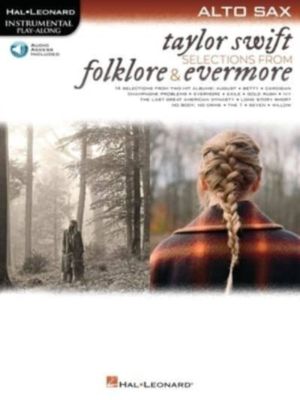 Taylor Swift - Selections from Folklore & Evermore - Alto Sax Play-Along Bo