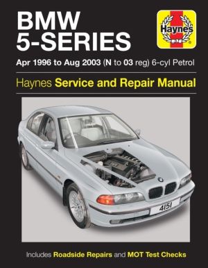 BMW 5-Series 6-cyl Petrol (April 96 - Aug 03) Haynes Repair Manual - 96-03